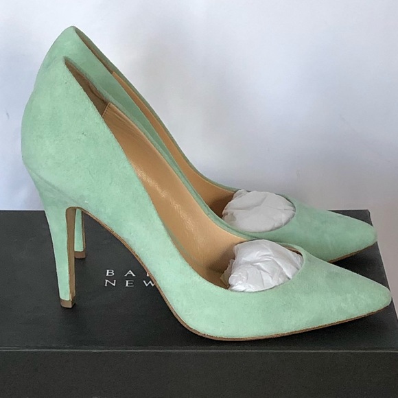 Barneys New York Shoes - Barney’s New York Harper heels mint suede size 9